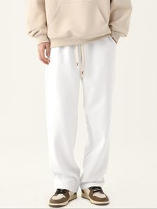 Men's Solid Color   Pants, Casual Comfy Loose Fit Sweatpants for Summer, Breathable Men's Trousers for Daily Wear