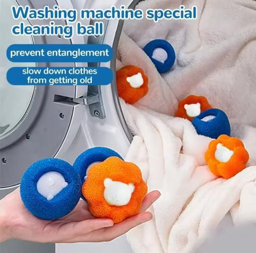 Laundry Balls Pet Hair Collector for Washing Machine Reusable Laundry Lint Catcher Removes Lint From Clothes Pet Cat Accessories 3