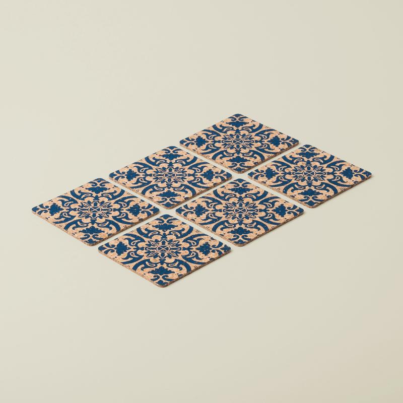 Cork Coasters | Tile Design | Square 1