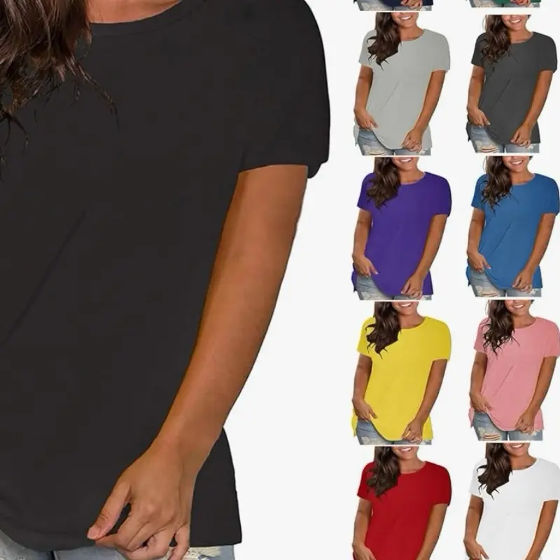 SANDIE ROUND NECK SHORT SLEEVE T SHIRTS