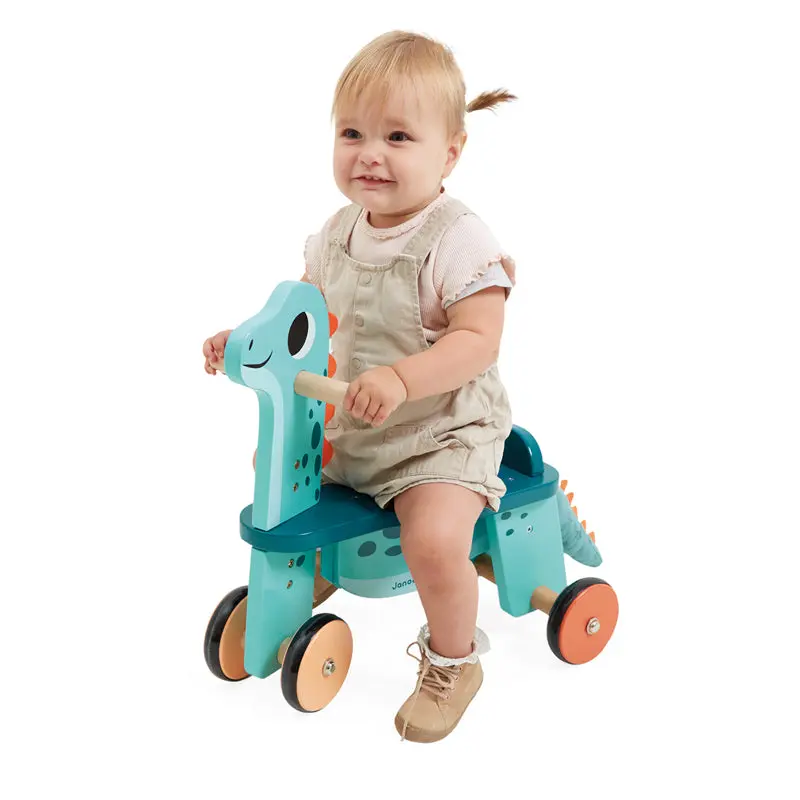Janod Dino - Ride On Dino Portosaurus Toddler, Baby, Infant 1