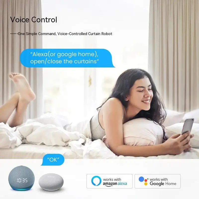 WiFi Curtain Robot Smart Home Electric Curtain 4