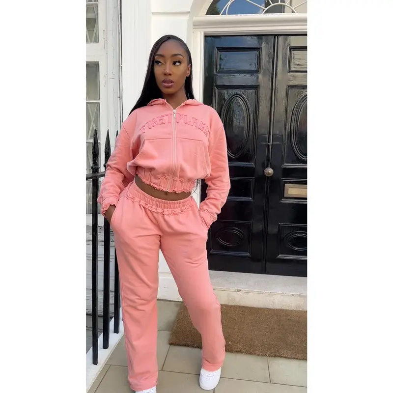 Distressed Fantasy Hoodie - Pink 2