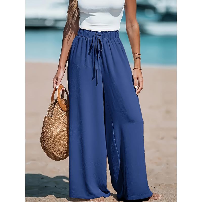 High-waisted Wide-leg Comfortable and Breathable Loose Pants for Women's Casual Fashion 1