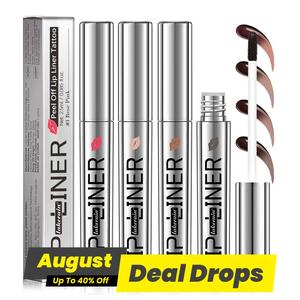 Long-Lasting Color Peel Off Lip Liner, 4 Counts/set Tear Off Lip Stain, Non-Fading Smudge-Proof Lip Liner, Matte Finish, Makeup Tools, Cosmetics Gifts for Women & Girls