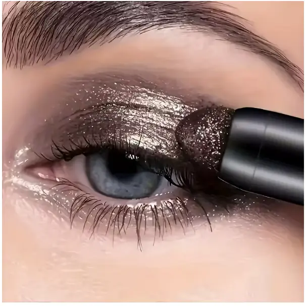 Long Lasting Shimmering Eyeshadow Stick - High Pigmented Metallic Radiant Eye Shadow for Crystal Eye Makeup - Cosmetic Daily Water Proof Dazzling Gery liner gliter