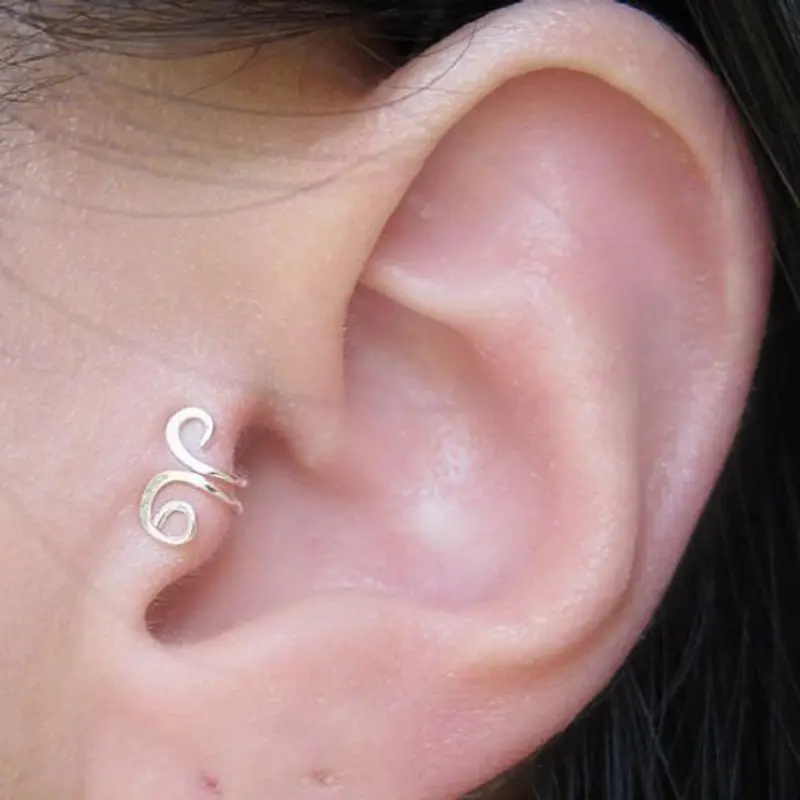 Exquisite totem clip earrings for women, no piercing, cartilage, vintage ear clips, holiday gifts for girls