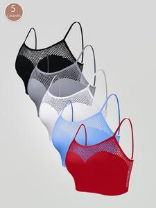 Women's Solid Wireless Bra, Breathable Comfortable Bra, Women's Lingerie for All Seasons, Womenswear, Wirefree Bra, Underwear