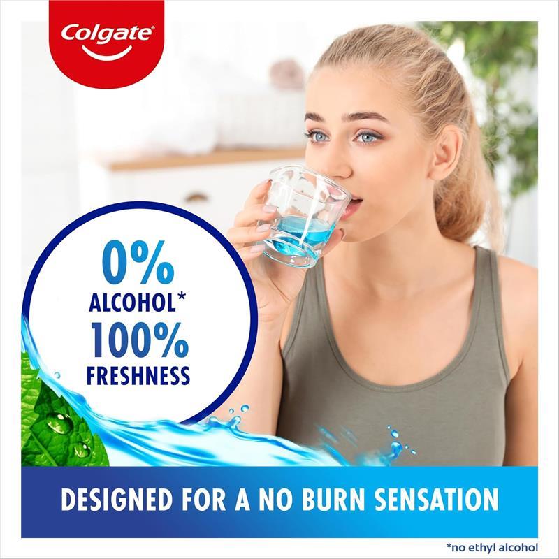 Cool Mint Alcohol Free Mouthwash 1L for 24/7 Plaque Protection and Instant Long-Lasting Freshness 3