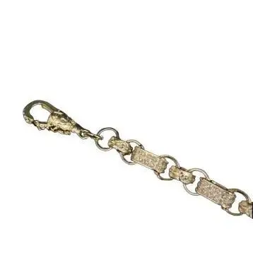 10mm Gypsy Link Belcher Bracelet with Albert Clasp in Assorted Colours 2
