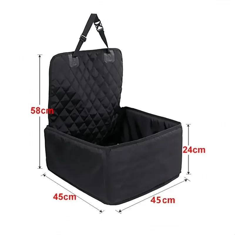 Universal 2 in 1 Dog Car Seat Hammock Cover Waterproof Pet Protector Transporter Safety Travel Basket For Large Medium Dogs Cats 5