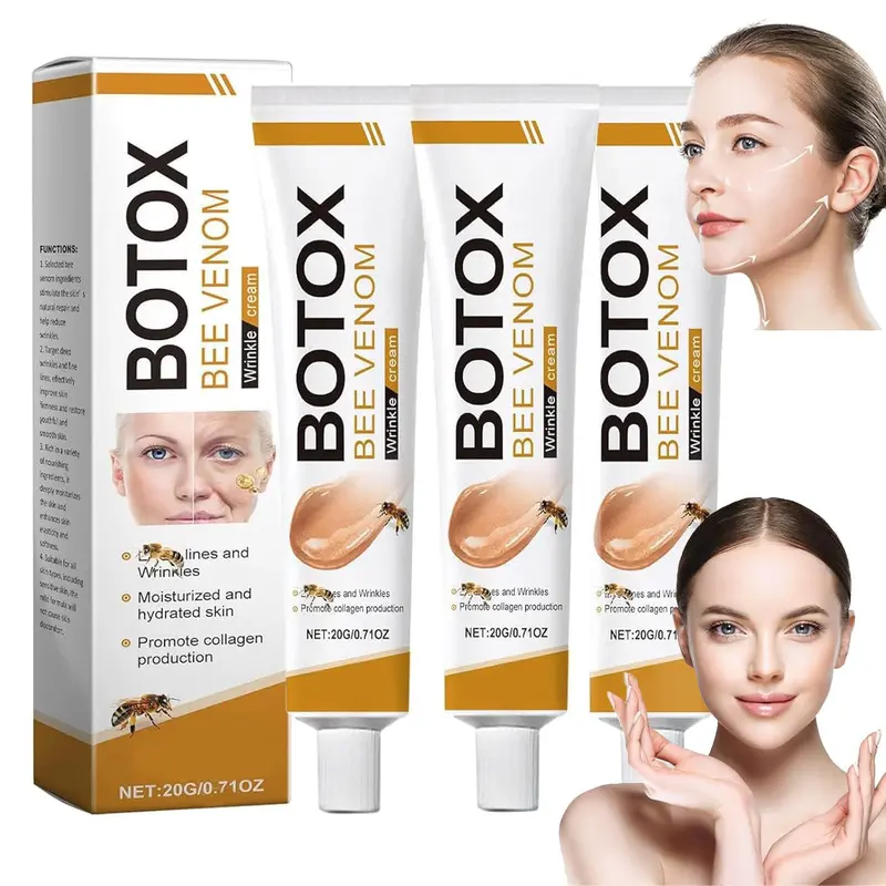 Botulinum toxin bee venom cream wrinkles firming, moisturizing, lifting and restoring all skin types, anti-aging bee venom cream, face cream moisturizing agent 6