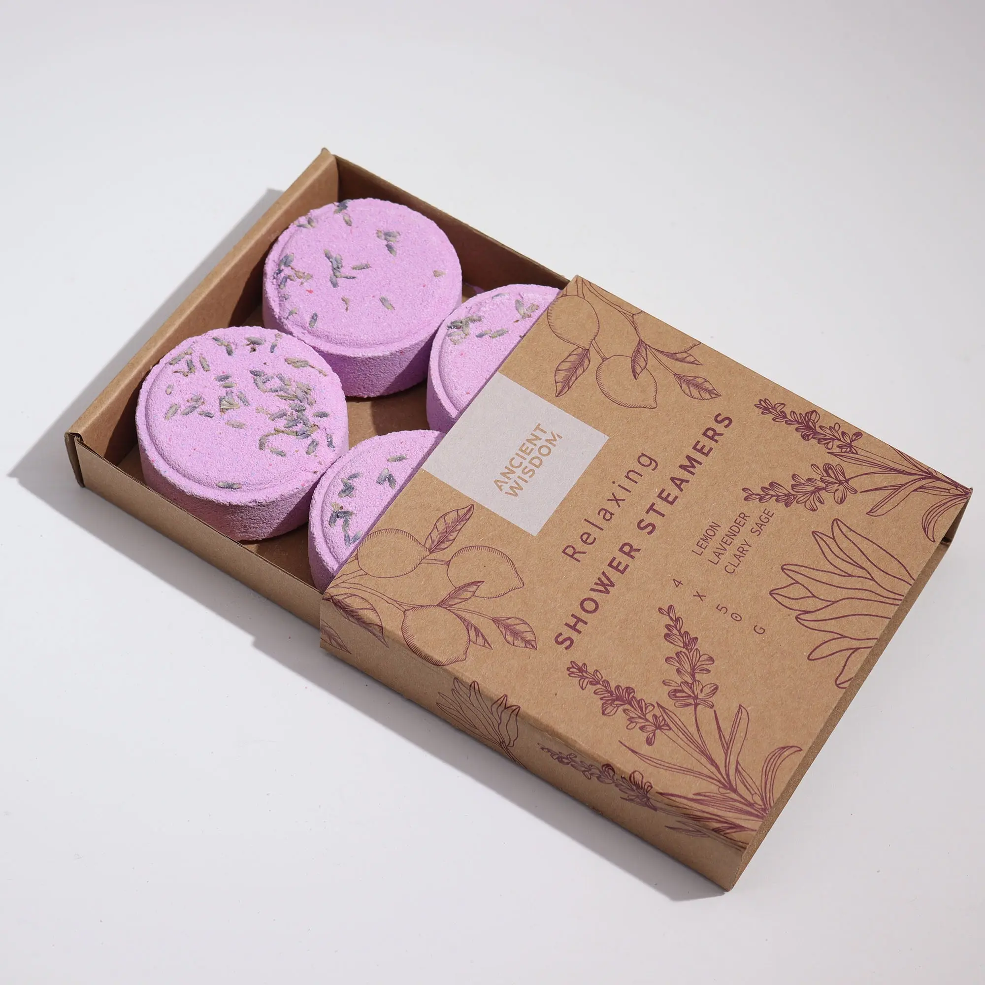 Shower Steamers Gift Set - Clary Sage, Lemon & Lavender
