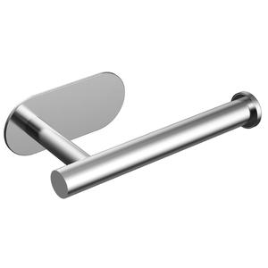 Toilet Roll Holder Self Adhesive, SUS 304 Stainless Steel Wall Mounted Toilet Paper Holder for Bathroom, Washroom, Toilet, Kitchen, Waterproof Rust Resistant - No Drilling