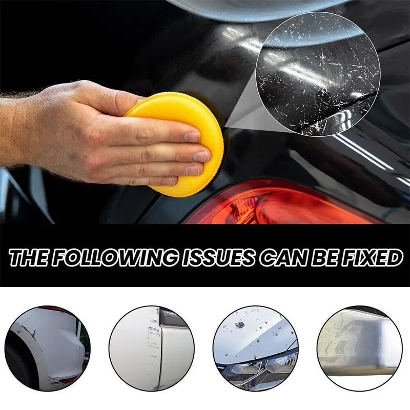 Professional Car Scratch Repair Paste Scratch Silicone Free Remover Paste 120ml oil  film  cleaner 4