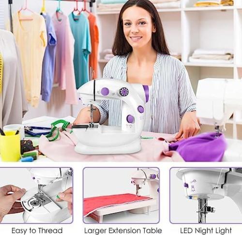 Product Introduction of Electric sewing machine portable multifunctional household desktop sewing UK 10