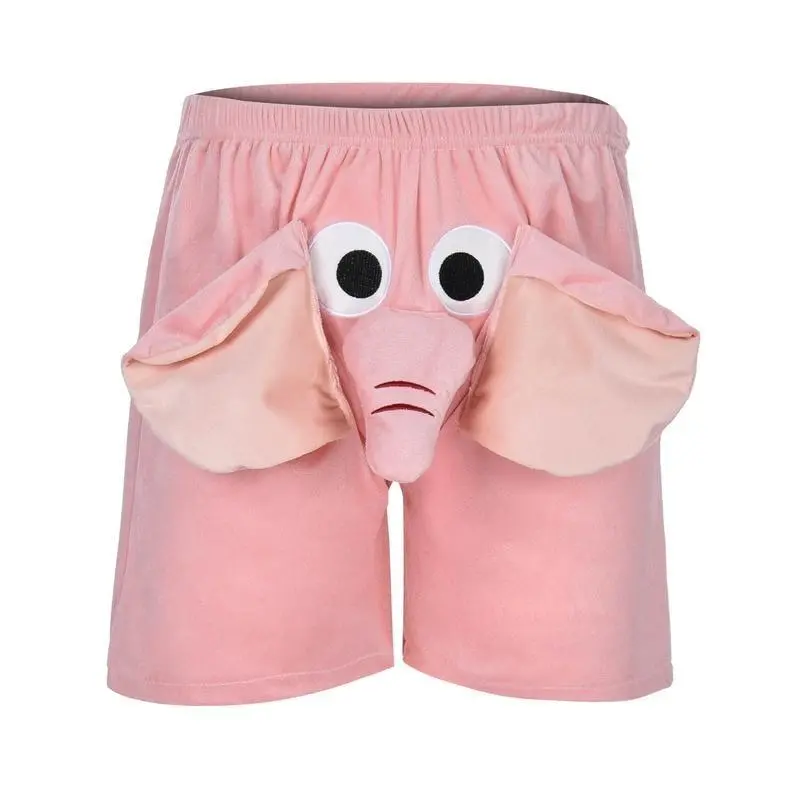 Men Shorts Elephant Boxer Novelty ShortsHumorous Underwear Prank Gifts For Men AnimalThemed Boxers Shorts Lingerie Panties 5