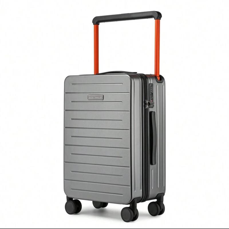 Product Introduction of Traveller 20 Inch Lightweight PC Carry-On Suitcase with Wide Handle and 4 Spinner Wheels for Business Trips 11