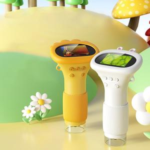 Portable Microscope, 1 Count Mini Handheld Digital Microscope, IPS Screen Electronic Magnifier with 8 Adjustable LED Lights, Suitable for Children and Adults, USB Digital Microscope #TOP PICKS