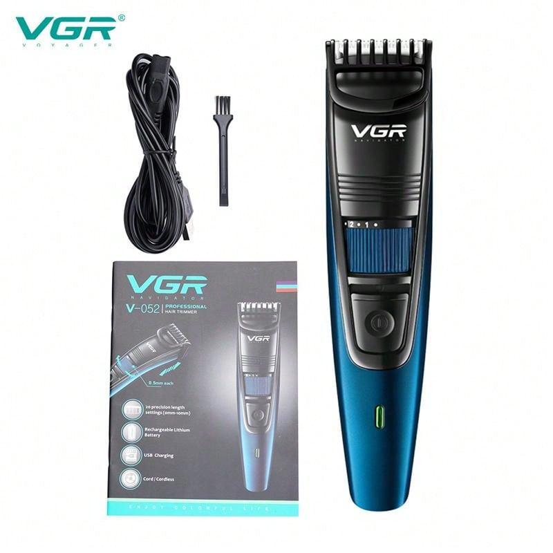 Product Introduction of Men's Beard Trimmer, Cordless Facial Hair Trimmer, Adjustable Length Settings, Rechargeable Beard & Mustache Trimmer 8