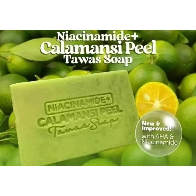 Rustic Beauty Niacinamide Calamansi Peel Tawas Soap 100g 4