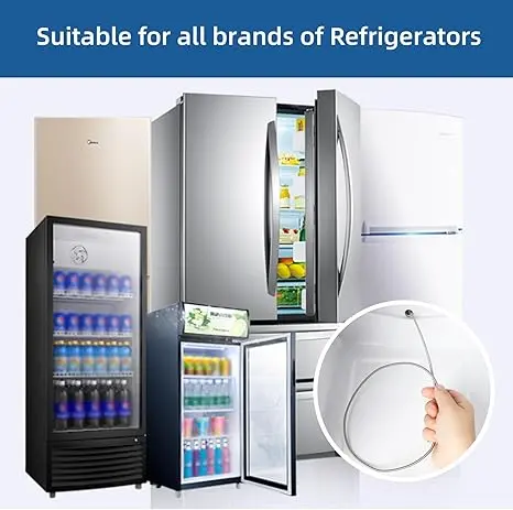 Fridge Dredger Set, 5 Pcs Fridge Drain Pipe Blocked Dredging Tool Refrigerator Drain Hole Blockage Remover Kits Household 1