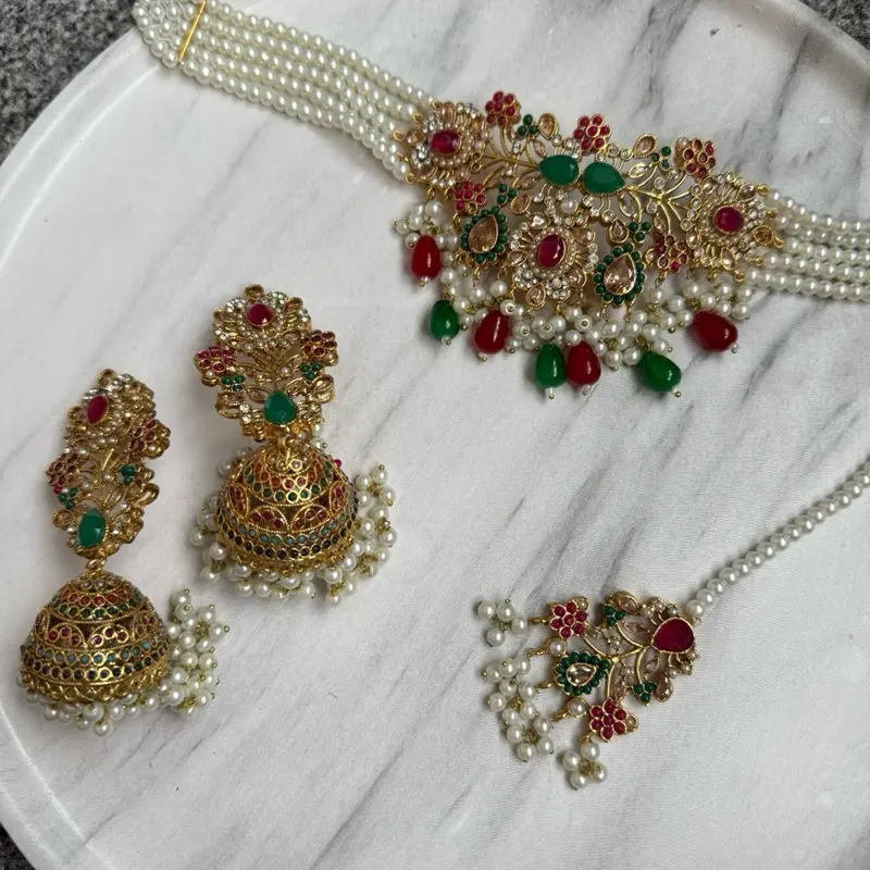 Tahreem | multi-choker set 0