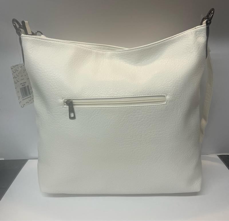 Product Introduction of Stunning Large Shoulder/Crossbody Handbag with Zip Top & Pockets in 4 Colours - Soft PU Leather 8
