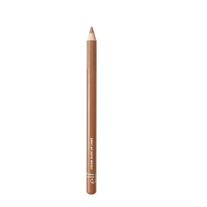 e.l.f. Cream Glide Lip Liner, Shape & Sculpt Lips, High-Pigment Pencil, Semi-Matte Finish, Vegan & Cruelty-Free, Baddest Beige Eyeliner Lipliner Makeup 3