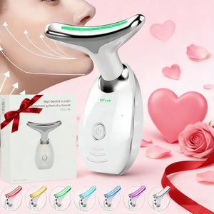 3 in 1 Face 𝖲cuipting Tool, 7 Color Mode, Facial Massager for Face and Neck, At-home Facial Beauty Instrument for Skin Care, Face 𝖲cuipting Wand Gift for Momther/girlfriend