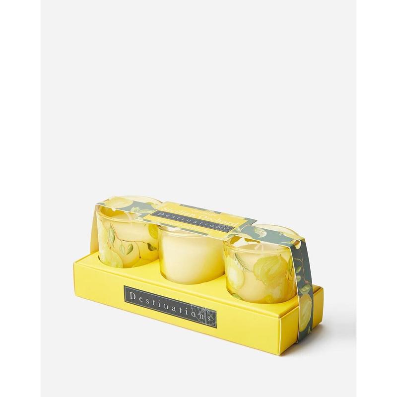 Sicilian Orchard Set of 3 Mini Votives Christmas Gift 1