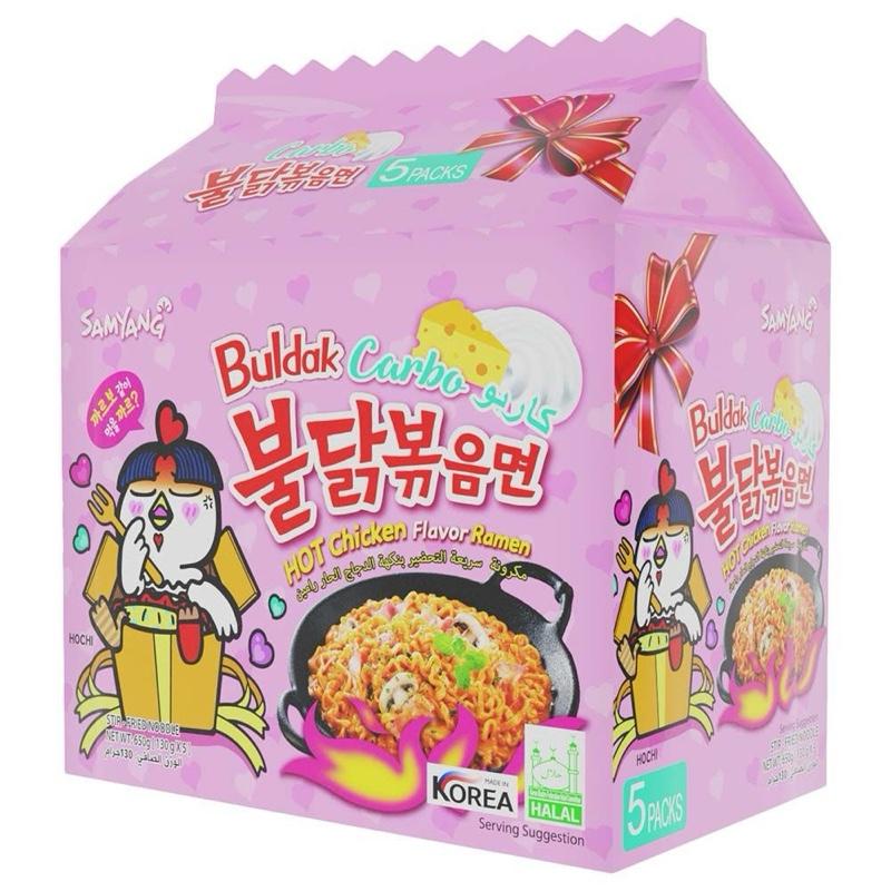 Samyang Buldak Carbonara Hot Spicy Noodle 5 Pack 4