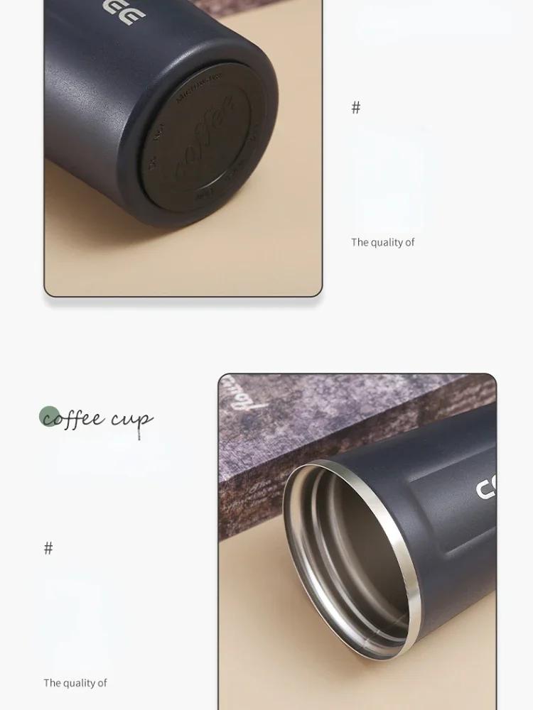 Product Introduction of 380/510ML Stainless Steel Thermal Mug Thermo for Coffee Water Bottle Leakproof Travel Drinkware Travel Thermal Mug 10
