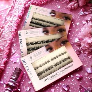 Pre-Glued Cluster Lashes No Faff Lashes - Pre-Glued DIY Lash Extensions - Eyelashes Extensions - Viral Lashes
