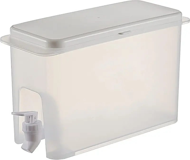 1 Gallon Plastic Beverage Dispenser with Spigot,Aguas Frescas Vitrolero Plastic Water Container,Great for Sun Tea, Iced Tea, Juice, Beer, Wine and Liquor 0