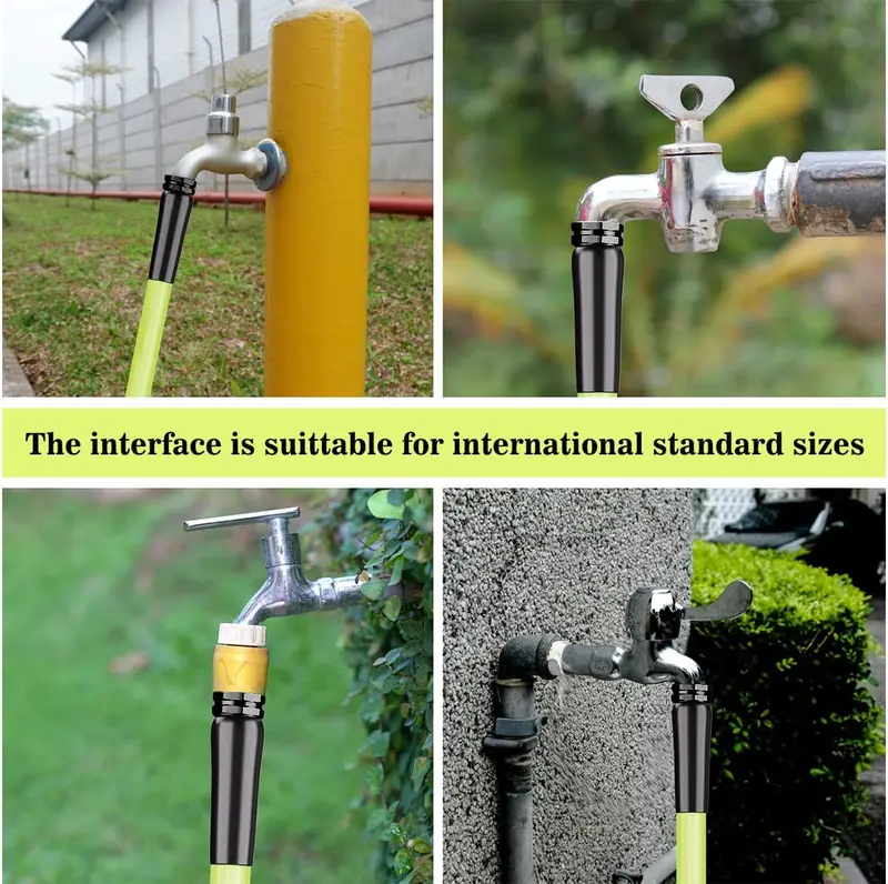 Hose Pipe, Heavy Duty Garden Hoses 100 Feet (31m), Flexible Hosepipes for Garden, Plant Watering System, Safe Drinking Water Hose with Swivel Handle (Bright Green) 7