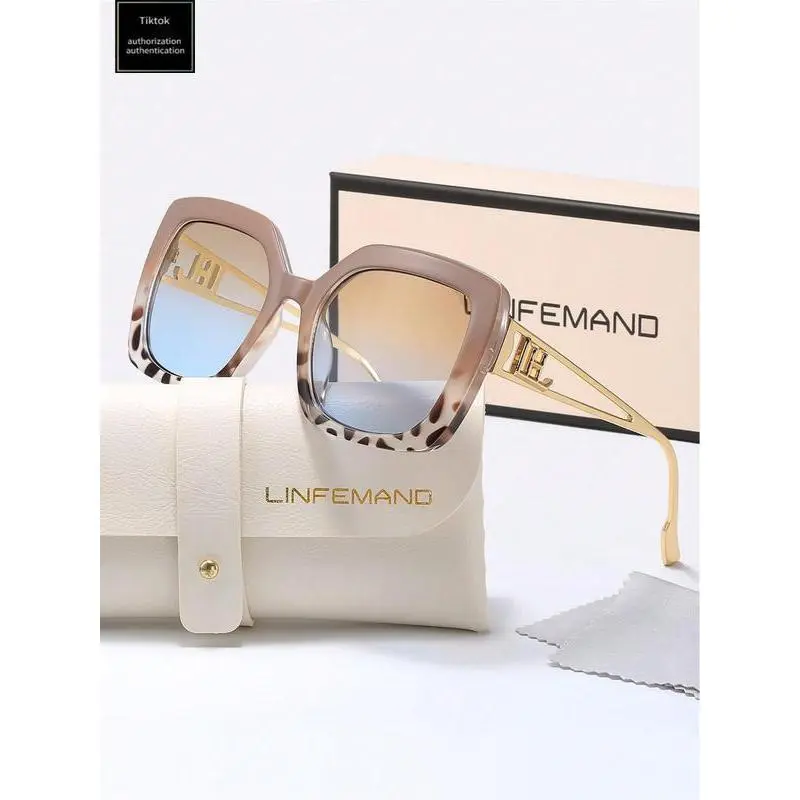 【50% discount】Unisex Vintage Trendy Large Frame Sunglasses, Retro Fashionable Sunglasses for Everyday Use, Fashion Accessories for Outdoor Activities
