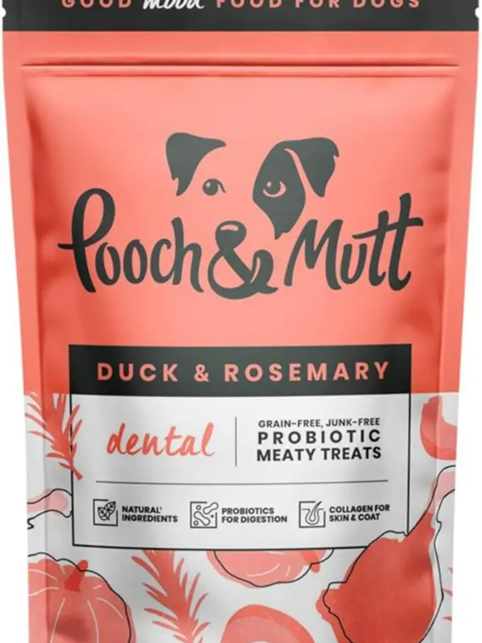 Duck & Rosemary Probiotic Meaty Treats for Dental Health 120g