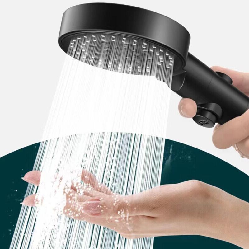 Product Introduction of High Pressure Bath Shower Head 5 Mode Large Chrome Handset Heads Water Saving UK 34
