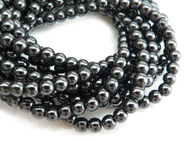 Hematite Crystal Bracelet - 4mm 2