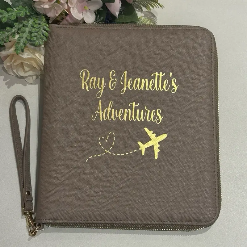 Personalised Travel Organiser - Passport Holder - luxury travel wallet - travel gift - holiday documents 1