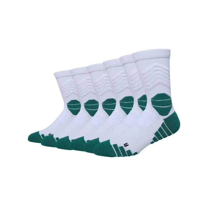 Unisex's Plain Athletic Socks, Cushioning Performance Crew Socks, Breathable Comfortable Sports Socks for All Seasons 3