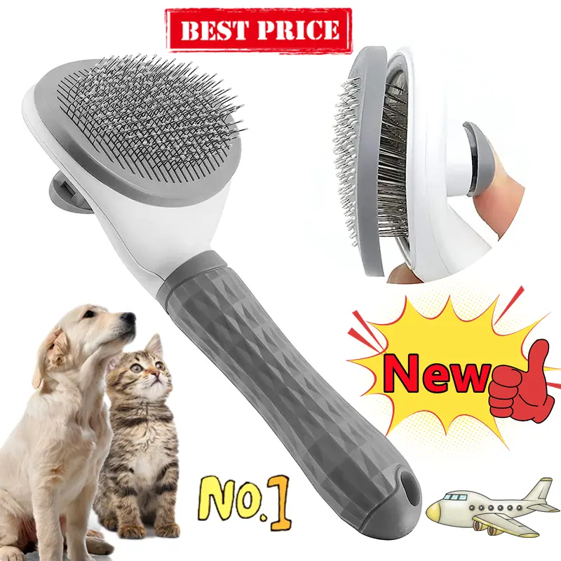 New Pet Comb Stainless Steel Needle Comb Dog And Cat Hair Removal Floating Hair Cleaning Beauty Skin Care Pet Dog Cleaning Brush 0