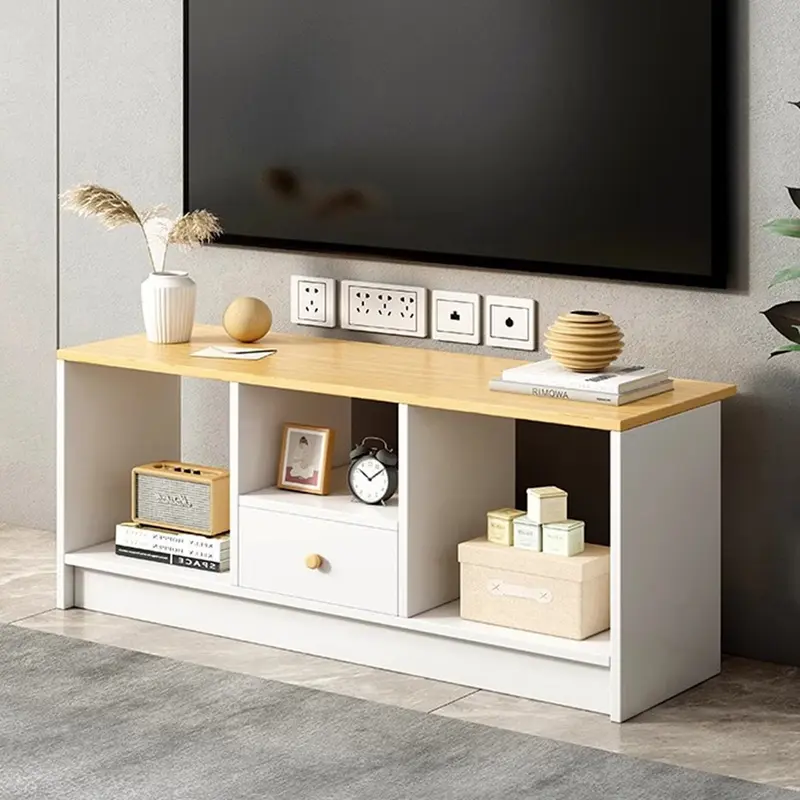 Product Introduction of 90x30CM TV Cabinet Entertainment Centre TV Stand Media TV Unit Engineered Wood with Drawer & Shelves for Home Decor 7