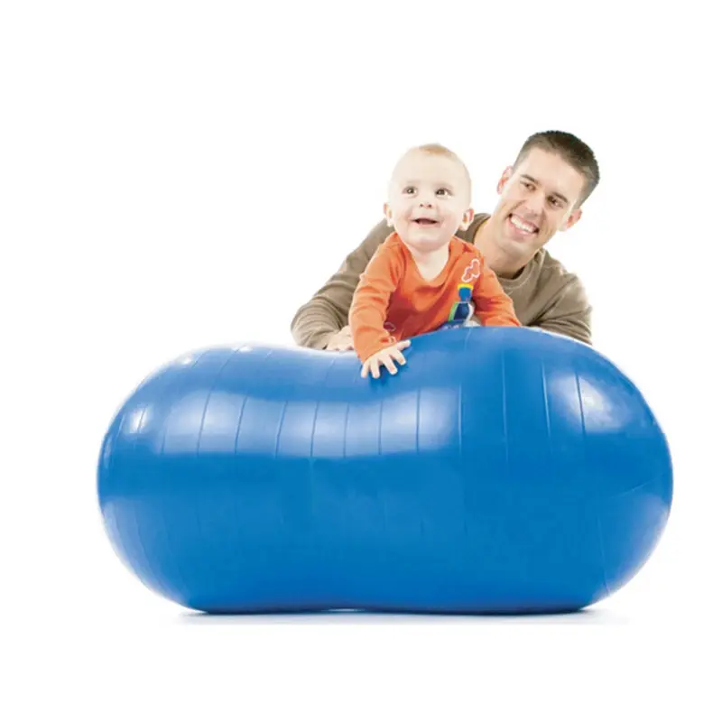 Durable Explosion-proof Gym Fitness Stability Exercise Peanut Ball Aerobic Yoga Ball Trainning Fitness Balls With Inflated Tool 1
