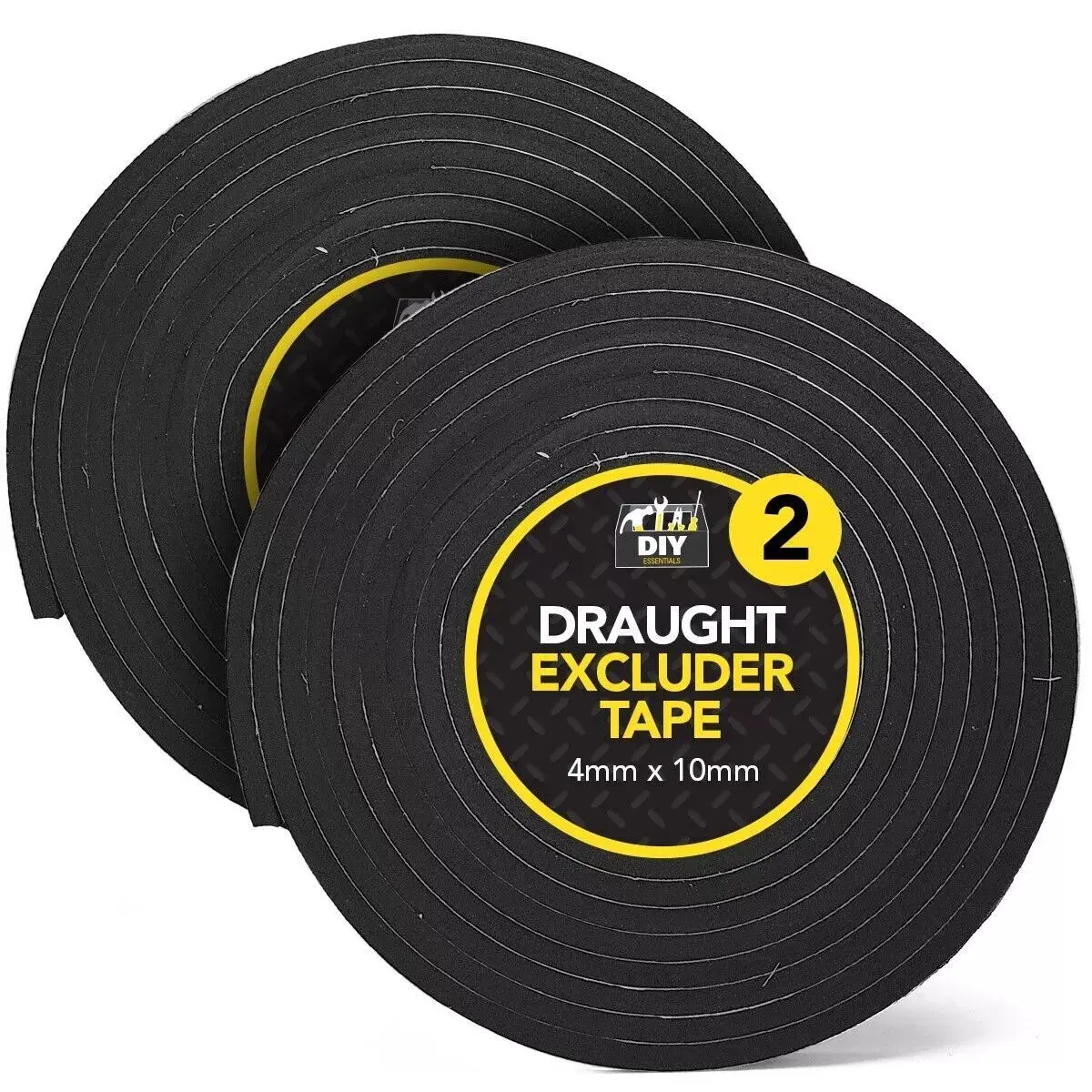 2x4M Foam Weather Strip Draught Excluder Tape Insulation Sticky Seal Door Window