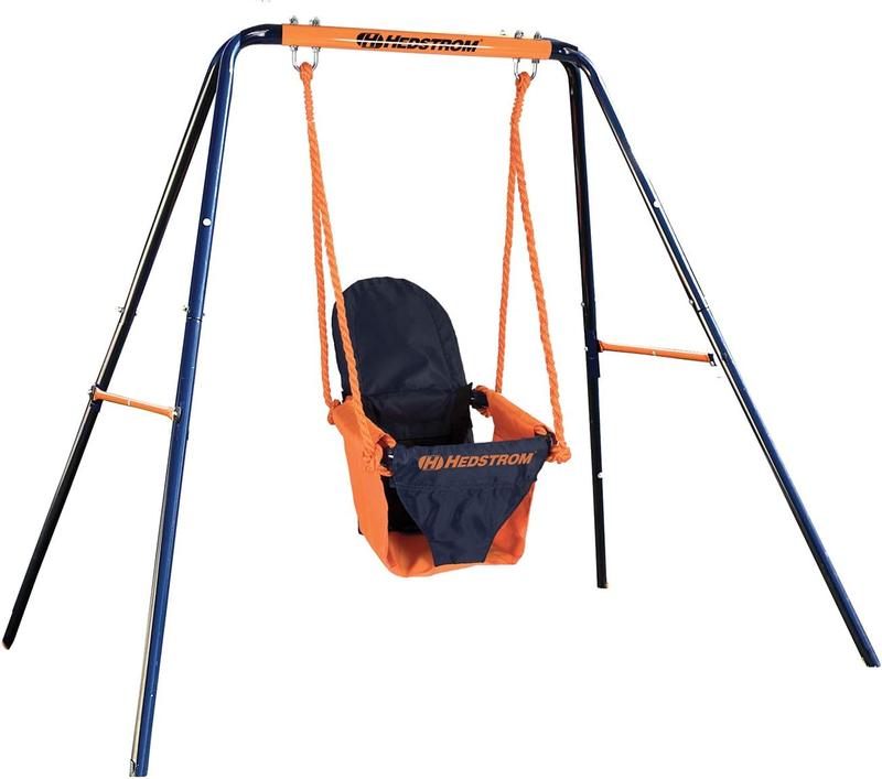 Product Introduction of Folding Baby Swing Set - Baby Swing Outdoor Play Equipment for Children - Adjustable Kids Swing Seat Playground Equipment - Toddler Garden Toys - Baby Swing Chair with High Back, 6-36M 9