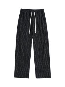 Men's Plaid Print Corduroy Pants, Loose Casual Comfy Trousers for Spring & Fall, Men's Bottoms for Daily Wear