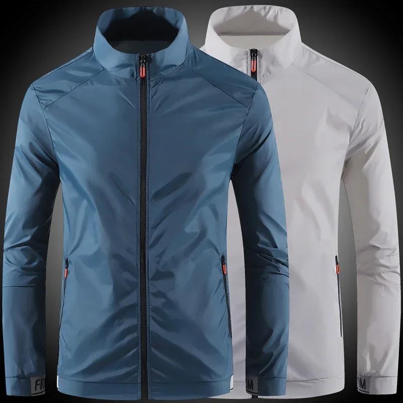Sunscreen Coats Men's Breathable Sports Waterproof Jacket Summer UV Protection Outdoor Fishing Skin Clothing 1