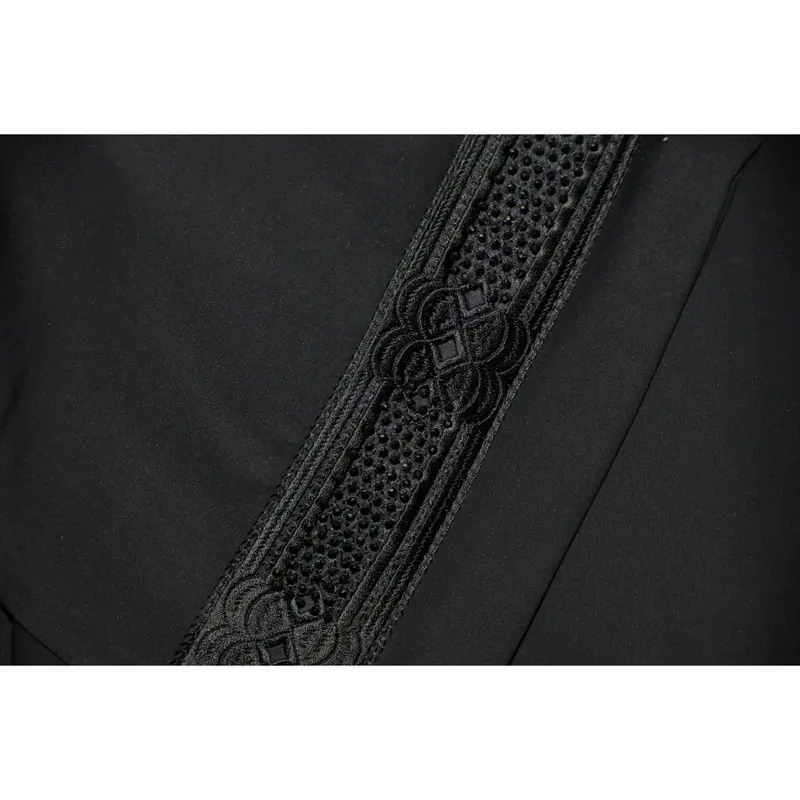 Wafa nida Black Closed Abaya 3
